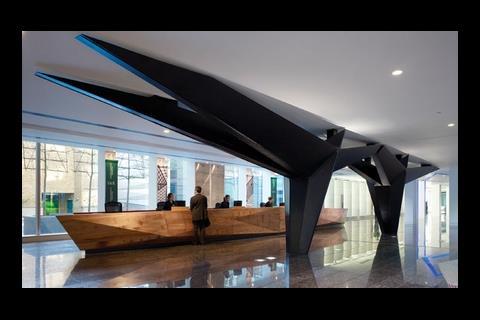 Make’s makeover of 55 Baker Street, London; bespoke chilled beams helped to win it a BREEAM ‘Excellent’ rating